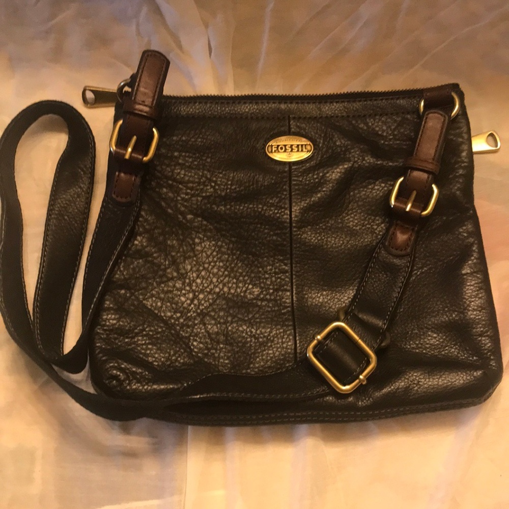 Leather Crossbody/Messenger Fossil bag purse